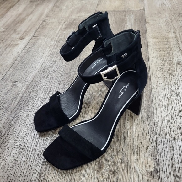 rag & bone Ellis Sandal in Black Suede 7 37 - Picture 2 of 5